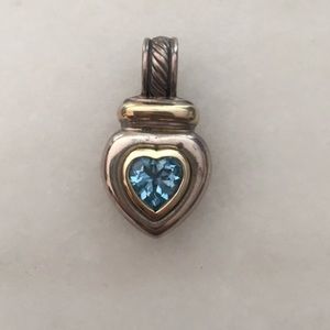 David Yuman Blue Topaz Pendant